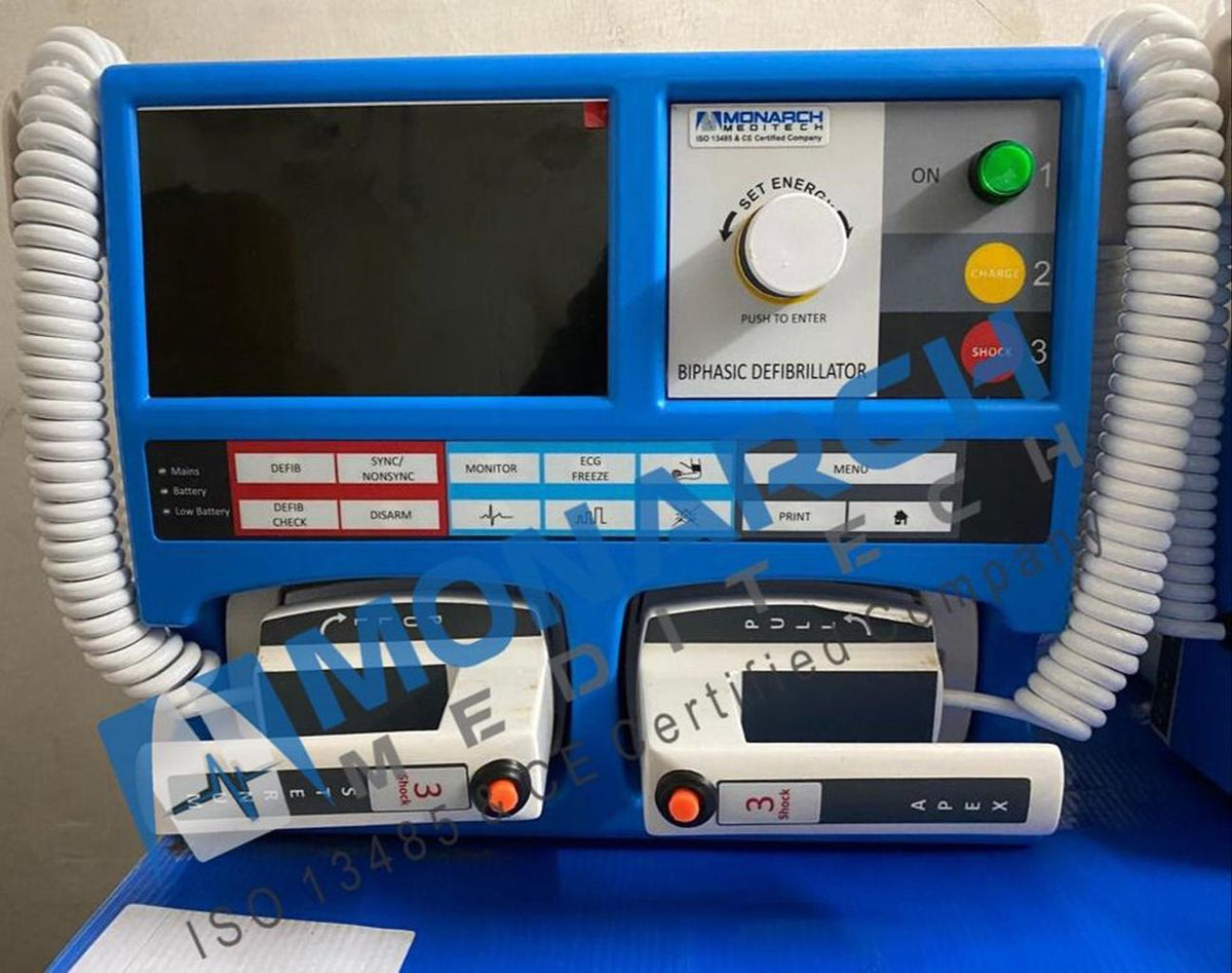 Komed Vital Wave Biphasic Defibrillator, For ICU
